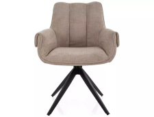 Стул SIGNAL GIO t.250 бежевый/черный, поворотный