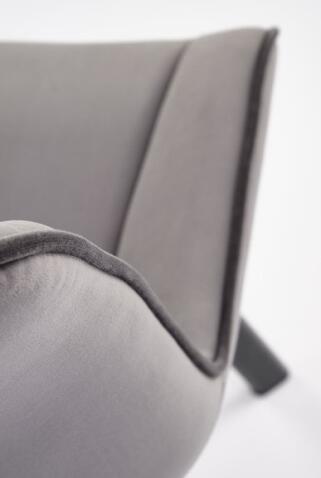 Стул HALMAR K520 темно-серый/черный, поворотный