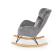 Кресло-качалка HALMAR CASTRO серый