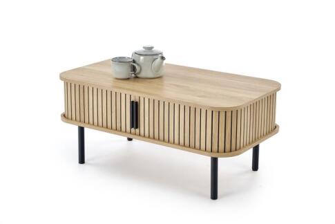 Стол журнальный HALMAR ANGELINA натуральный/черный