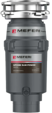 Измельчитель пищевых отходов MEFERI MFD380 SLIM POWER с беспроводной кнопкой в комплекте