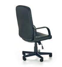 Кресло компьютерное HALMAR DENZEL экокожа, черный/черный