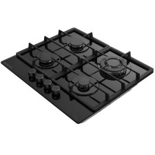 Варочная панель газовая MEFERI MGH604BK GLASS POWER