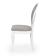 Стул HALMAR VELO белый/серый