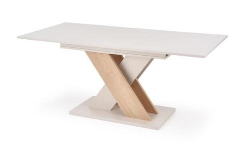 Стол обеденный HALMAR XARELTO кашемир/дуб кремона 130-175/85