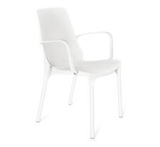 Стул Sheffilton SHT-S76 артикул CT-76 белый/белый муар