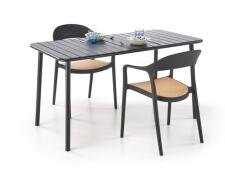 Стол обеденный HALMAR BOSCO черный, 140/70/76