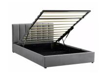 Кровать SIGNAL MONTREAL Velvet tap. 192 серый, 120/200