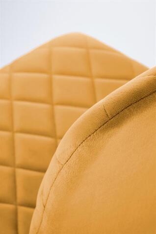 Стул HALMAR K525 горчичный/черный