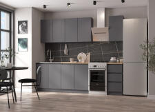 Кухонный гарнитур ДСВ Мори (2,0 м) Графит