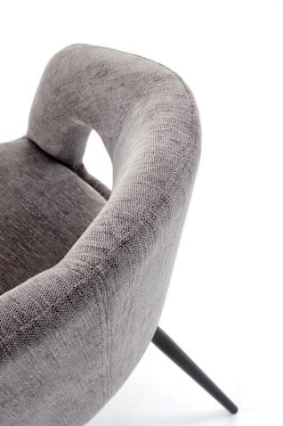 Стул HALMAR K550 серый/черный