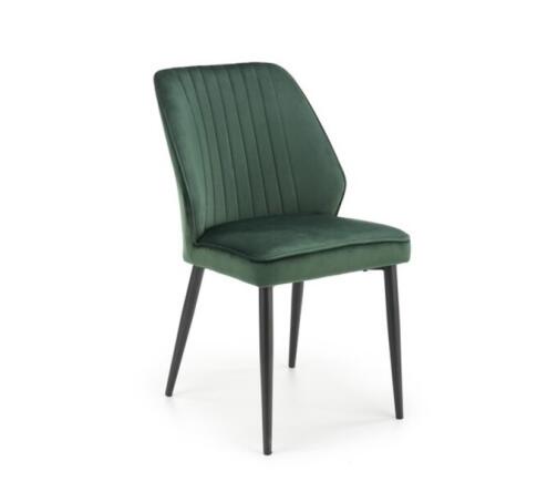 Стул HALMAR K432 темно-зеленый/черный