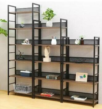 Стеллаж SIGNAL RAW R4 дуб/черный