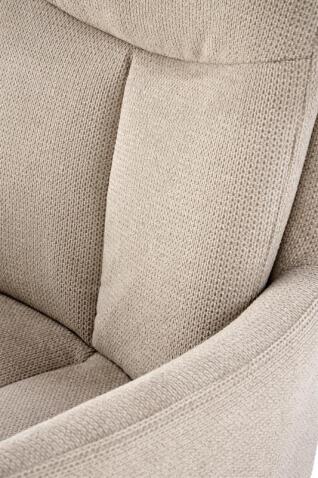 Стул HALMAR K536 бежевый/черный, поворотный