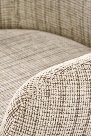 Стул HALMAR K564 бежевый/черный, поворотный