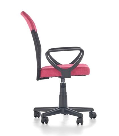 Кресло компьютерное HALMAR TIMMY розовый/черный