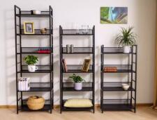 Стеллаж SIGNAL RAW R5 черный 154/60