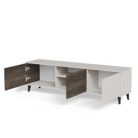 Тумба под теле/видео аппаратуру HALMAR RANDOM 2 RTV-2 180 кашемир/орех/черный