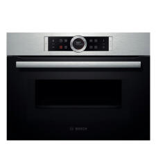 Духовой шкаф BOSCH компактный с СВЧ CMG633BS1