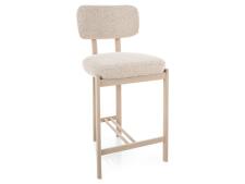 Стул барный SIGNAL MISAKI H-2 t.255 светло-бежевый/кашемир