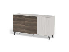 Комод HALMAR RANDOM 2 KM-1 кашемир/орех/черный