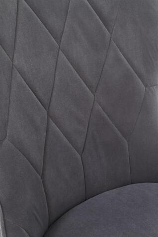 Стул HALMAR K366 серый/черный