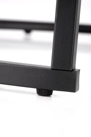 Комплект HALMAR JAVA (2 стола журнальных) черный мрамор/черный