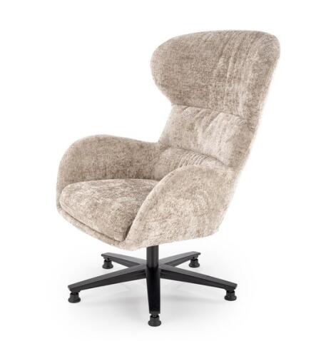 Кресло HALMAR FRANCO бежевый/черный