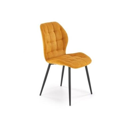 Стул HALMAR K548 горчичный/черный
