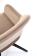 Стул HALMAR K535 бежевый/черный, поворотный