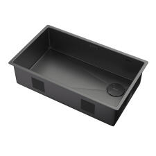 Мойка ZORG ZEROX 74 U / IF SIDE SF ZURINOX PVD GUNBLACK