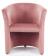 Кресло SIGNAL TM-1 Velvet Bluvel 52 античный розовый/венге