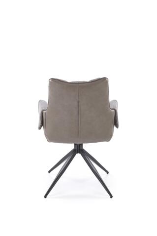 Стул HALMAR K579 серый/черный, поворотный