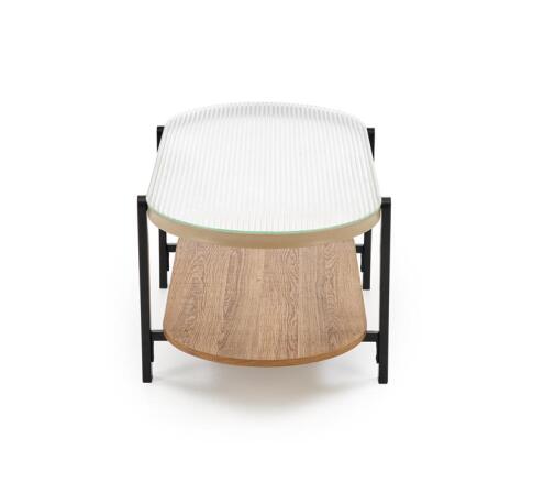 Стол журнальный HALMAR KAMALA натуральный/черный