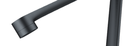 Смеситель для кухни Omoikiri Tara-GM вороненая сталь