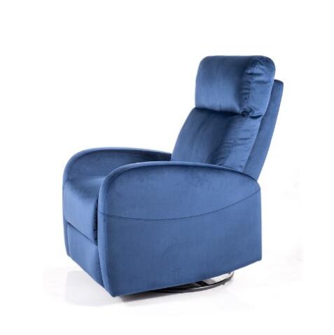 Кресло SIGNAL OLIMP Velvet Bluvel 86 раскладное, синий