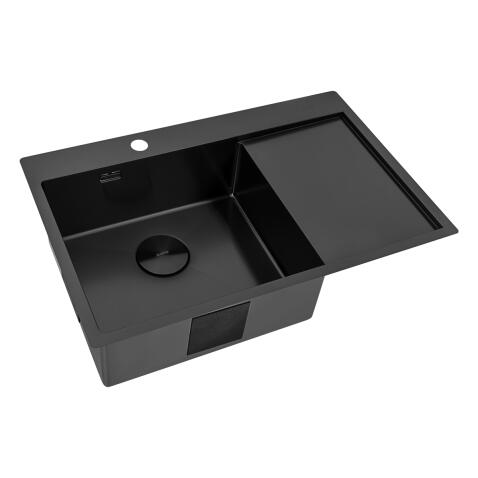 Мойка ZORG ZRN 5080 PREMIUM L PVD Gunblack