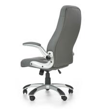 Кресло компьютерное HALMAR SATURN серый/серебристый