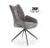 Стул HALMAR K553 серый/черный, поворотный