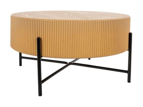 Стол журнальный SIGNAL TUCA дуб/черный 80/40