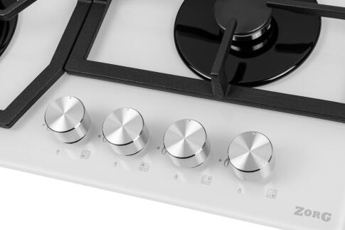 Поверхность газовая ZORG TECHNOLOGY HAG61 FDW white