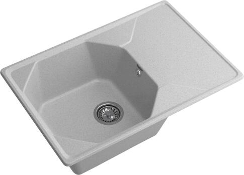Кухонная мойка GRANFEST UNIQUE U-740L серый
