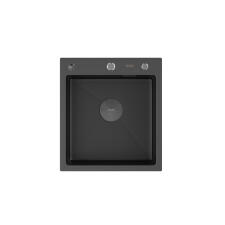 Мойка ARFEKA ECO AR 450*500 POP-UP BLACK PVD NANO DECOR VOLCANIC ROCK