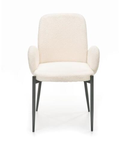 Стул HALMAR K477 кремовый/черный