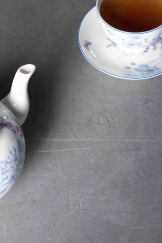 Стол Sheffilton SHT-T76 серый мрамор/черный