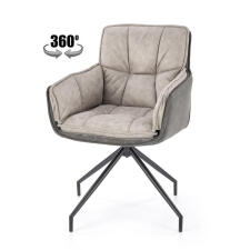 Стул HALMAR K523 серый/черный
