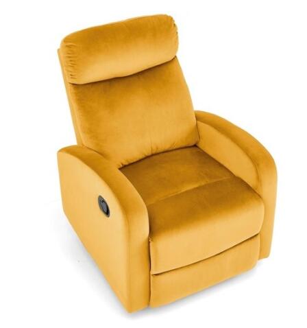 Кресло HALMAR WONDER раскладное, горчичный