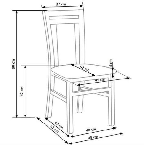 Стул HALMAR HUBERT 8 дуб сонома/Inari 23
