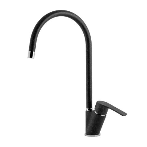 Смеситель для кухни GRANFEST 5023 черный