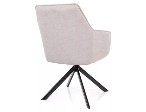 Стул SIGNAL NOTTI Brego 22 светло-бежевый/черный, поворотный